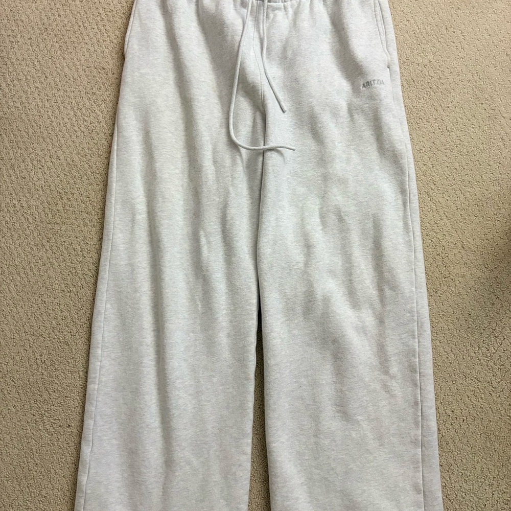 Aritzia Grey Boyfriend Fit Sweatfleece